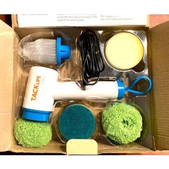 FACTORY SEALED TackLife Power Scrubber Electric Spin Scrubber Cordless Cleaning - Picture 1 of 7